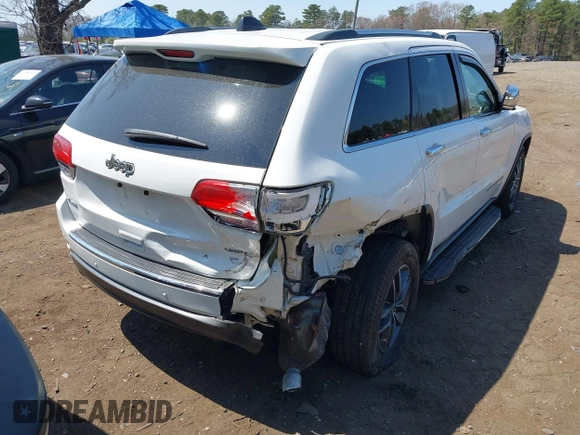 2018 Jeep Grand Cherokee Limited with VIN 1C4RJFBG6JC363405, listed as a IAAI auction lot 42101110 with 117,219 mi miles and . Bid and sale history available at DreamBid. Image 6.