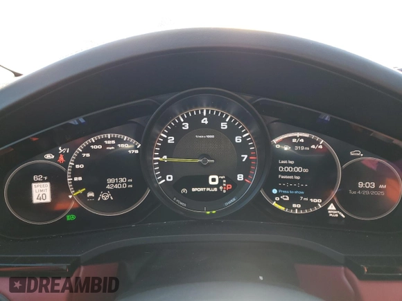 2020 Porsche Cayenne E-Hybrid with VIN WP1AE2AYXLDA22153, listed as a Copart auction lot 53976875 with 99,130 mi miles and Salvage title. Bid and sale history available at DreamBid. Image 9.