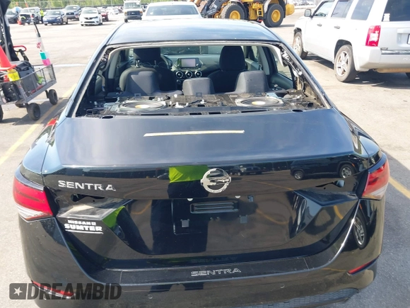 2020 Nissan Sentra S with VIN 3N1AB8BV4LY205923, listed as a IAAI auction lot 42060259 with 49,412 mi miles. Bid and sale history available at carsss.com. Image 6.