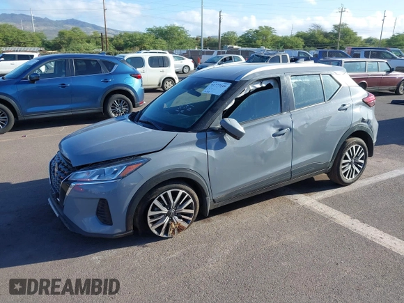 2024 Nissan Kicks SV with VIN 3N1CP5CV6RL498432, listed as a IAAI auction lot 41777149 with 34,164 mi miles. Bid and sale history available at carsss.com. Image 20.