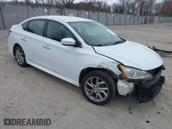 2014 Nissan Sentra S with VIN 3N1AB7AP2EY321055, listed as a IAAI auction lot 41919914 with 114,883 mi miles and . Bid and sale history available at DreamBid. Image 1.
