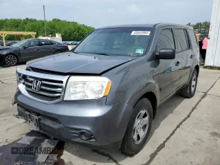2012 Honda Pilot LX with VIN 5FNYF4H24CB055507, listed as a Copart auction lot 60484184 with 174,802 mi miles and Salvage Title. Bid and sale history available at carsss.com. Image 1.