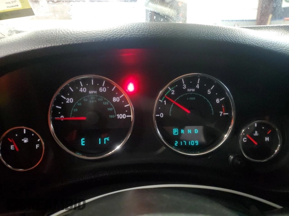 2012 Jeep Wrangler Unlimited Sport with VIN 1C4BJWDG1CL131876, listed as a Copart auction lot 56678175 with 217,109 mi miles and Clean title. Bid and sale history available at DreamBid. Image 9.