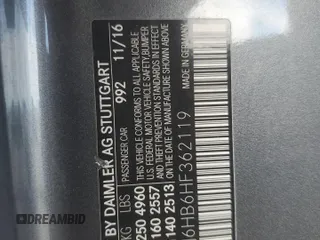 2017 Mercedes-Benz E 400 with VIN WDDKJ6HB6HF362119, listed as a Copart auction lot 58039884 with 99,014 mi miles and Salvage title. Bid and sale history available at DreamBid. Image 13.