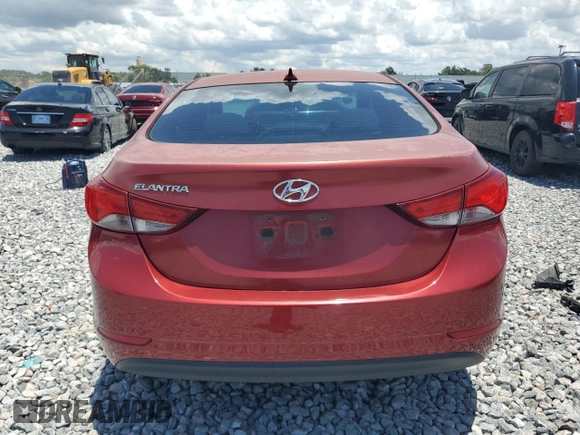 2016 Hyundai Elantra SE with VIN 5NPDH4AE6GH772186, listed as a Copart auction lot 62718325 with 97,667 mi miles and Salvage title. Bid and sale history available at DreamBid. Image 6.