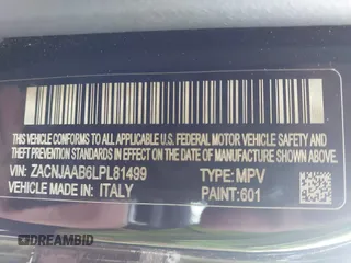 2020 Jeep Renegade Sport с VIN ZACNJAAB6LPL81499, выставлен на аукционе IAAI как лот 42315398 с пробегом 178 804 миль миль и . История ставок и продаж доступна на DreamBid. Изображение 9.