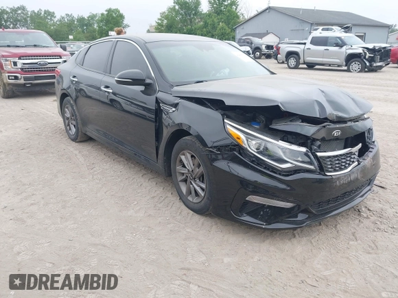 2020 Kia Optima LX with VIN 5XXGT4L37LG445597, listed as a IAAI auction lot 42404651 with 56,851 mi miles and . Bid and sale history available at DreamBid. Image 1.