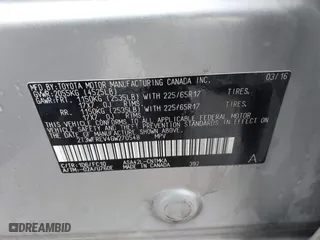 2016 Toyota RAV4 XLE with VIN 2T3WFREV4GW270548, listed as a IAAI auction lot 41699126 with 100,905 mi miles. Bid and sale history available at carsss.com. Image 9.