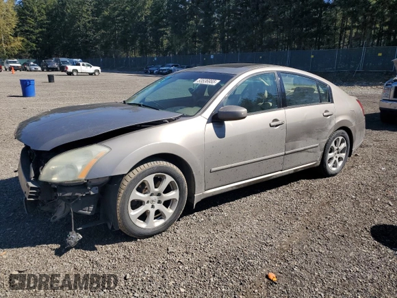 2007 Nissan Maxima 3.5 SL with VIN 1N4BA41E17C840195, listed as a Copart auction lot 53536955 with 131,217 mi miles and Salvage Title. Bid and sale history available at carsss.com. Image 1.
