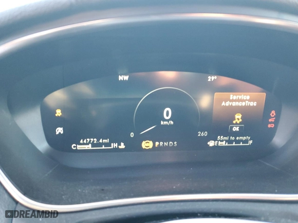 2019 Lincoln Nautilus Reserve with VIN 2LMPJ8L96KBL36046, listed as a Copart auction lot 44935475 with 44,772 mi miles and Salvage Title. Bid and sale history available at carsss.com. Image 9.