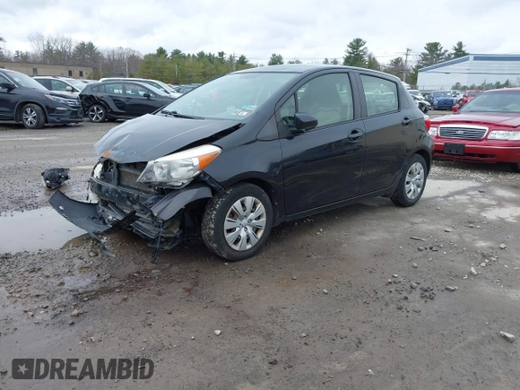2012 Toyota Yaris L with VIN JTDKTUD30CD539341, listed as a IAAI auction lot 41981342 with 210,253 mi miles. Bid and sale history available at carsss.com. Image 2.