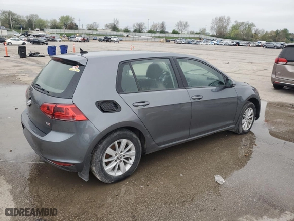 2016 Volkswagen Golf TSI SE with VIN 3VW217AU6GM043584, listed as a Copart auction lot 51722765 with 130,640 mi miles and Clean Title. Bid and sale history available at carsss.com. Image 3.
