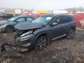 2022 Nissan Rogue SL with VIN 5N1BT3CA2NC730709, listed as a IAAI auction lot 41133228 with 40,794 mi miles and . Bid and sale history available at carsss.com. Image 17.
