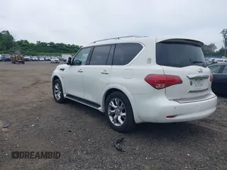 2014 Infiniti QX80 with VIN JN8AZ2NC1E9350687, listed as a IAAI auction lot 42601530 with 150,267 mi miles and . Bid and sale history available at DreamBid. Image 3.