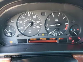 2002 BMW 5 Series 530iA with VIN WBADT63452CH97129, listed as a Copart auction lot 73349124 with 64,431 mi miles and Salvage Title. Bid and sale history available at carsss.com. Image 9.