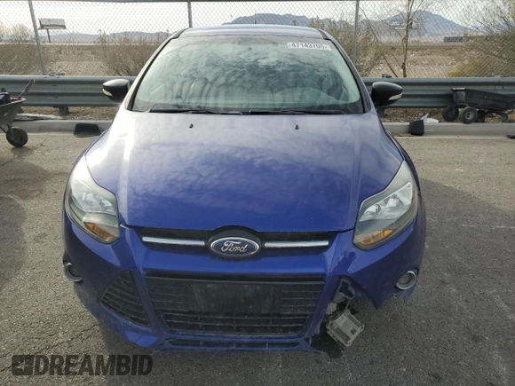 2013 Ford Focus SE with VIN 1FADP3K27DL116805, listed as a Copart auction lot 47143705 with 283,413 mi miles and Salvage Title. Bid and sale history available at carsss.com. Image 5.