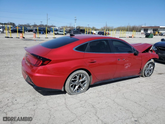 2020 Hyundai Sonata SEL with VIN 5NPEF4JA4LH044755, listed as a Copart auction lot 52339075 with 50,473 mi miles and Clean Title. Bid and sale history available at carsss.com. Image 3.