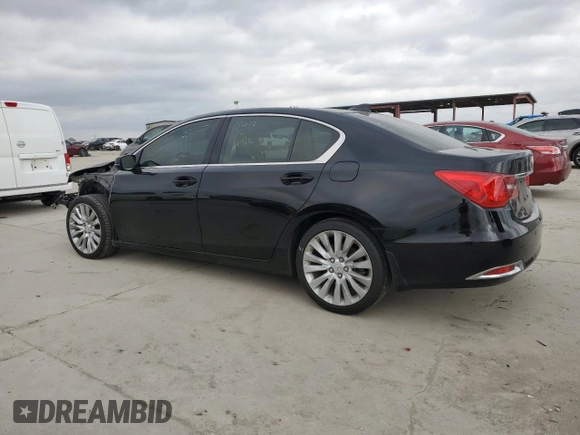 2015 Acura RLX Advance with VIN JH4KC1F93FC001340, listed as a Copart auction lot 82438264 with 115,370 mi miles and Salvage title. Bid and sale history available at DreamBid. Image 2.