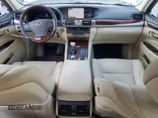 2015 Lexus LS 460 with VIN JTHBL5EF1F5133080, listed as a Copart auction lot 86340264 with 84,729 mi miles and Salvage title. Bid and sale history available at DreamBid. Image 8.