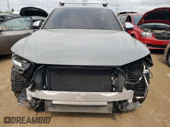 2021 Audi SQ5 Premium Plus with VIN WA1B4AFY0M2015876, listed as a Copart auction lot 63838424 with 50,639 mi miles and Salvage Title. Bid and sale history available at DreamBid. Image 5.