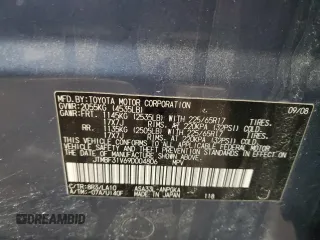 2009 Toyota RAV4 Ltd with VIN JTMBF31V69D004806, listed as a Copart auction lot 44519245 with 258,557 mi miles and Salvage Title. Bid and sale history available at carsss.com. Image 13.