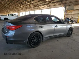 2016 Infiniti Q50 with VIN JN1EV7AR9GM346048, listed as a Copart auction lot 54362715 with 120,799 mi miles and Salvage Title. Bid and sale history available at DreamBid. Image 3.