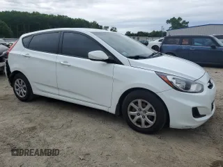 2012 Hyundai Accent GS with VIN KMHCT5AEXCU042471, listed as a Copart auction lot 56317385 with 173,493 mi miles and Salvage title. Bid and sale history available at DreamBid. Image 4.