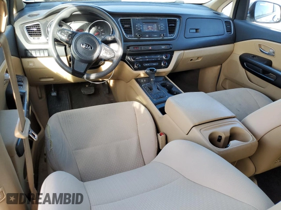 2016 Kia Sedona LX with VIN KNDMB5C19G6191180, listed as a Copart auction lot 51495165 with 119,778 mi miles and Salvage Title. Bid and sale history available at carsss.com. Image 8.