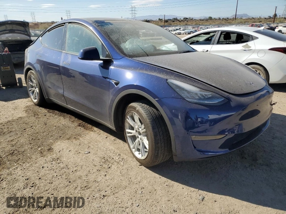 2023 Tesla Model Y Long Range with VIN 7SAYGDEE3PA081226, listed as a Copart auction lot 88674385 with Not Provided miles and Salvage Title. Bid and sale history available at DreamBid. Image 4.