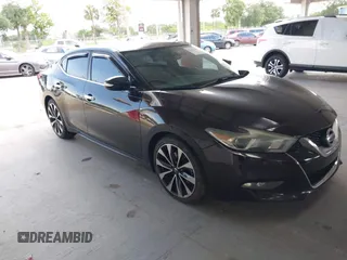 2016 Nissan Maxima SV with VIN 1N4AA6AP5GC413563, listed as a IAAI auction lot 42196144 with 209,711 mi miles and . Bid and sale history available at DreamBid. Image 1.