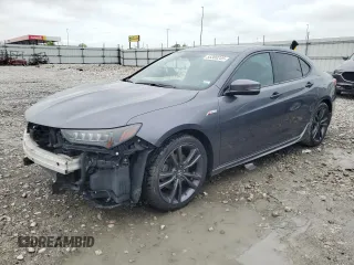 2018 Acura TLX w/A-SPEC Pkg with VIN 19UUB2F68JA000263, listed as a Copart auction lot 55300245 with 110,968 mi miles and Salvage title. Bid and sale history available at DreamBid. Image 1.