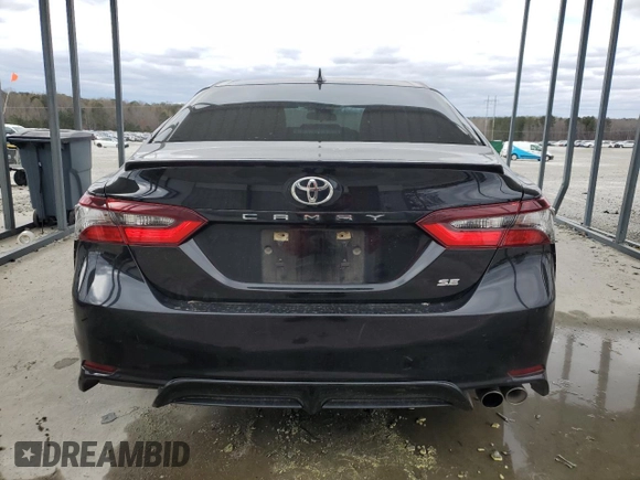 2022 Toyota Camry SE with VIN 4T1G11AK4NU631251, listed as a Copart auction lot 49488915 with 67,900 mi miles and Salvage Title. Bid and sale history available at carsss.com. Image 6.