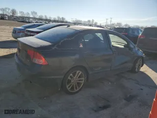 2008 Honda Civic Sdn Si with VIN 2HGFA55568H708691, listed as a Copart auction lot 43276455 with 267,770 mi miles and Clean Title. Bid and sale history available at carsss.com. Image 3.