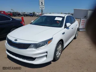 2016 Kia Optima LX with VIN 5XXGT4L33GG033022, listed as a IAAI auction lot 41981693 with 137,996 mi miles. Bid and sale history available at carsss.com. Image 6.