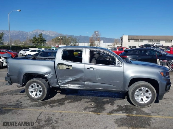 2022 Chevrolet Colorado 2WD LT with VIN 1GCGSCEA3N1292885, listed as a IAAI auction lot 41355155 with 16,871 mi miles. Bid and sale history available at carsss.com. Image 14.