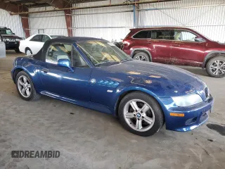 2000 BMW Z3 2.5 with VIN 4USCH9342YLG04259, listed as a Copart auction lot 60921805 with 150,679 mi miles and Salvage title. Bid and sale history available at DreamBid. Image 4.