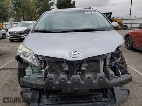 2014 Toyota Sienna LE AAS with VIN 5TDKK3DC2ES495590, listed as a Copart auction lot 53586355 with 144,337 mi miles and Salvage Title. Bid and sale history available at DreamBid. Image 5.