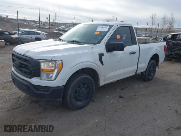 2022 Ford F-150 XL with VIN 1FTMF1CB8NKE34567, listed as a IAAI auction lot 41540725 with 44,784 mi miles. Bid and sale history available at carsss.com. Image 17.