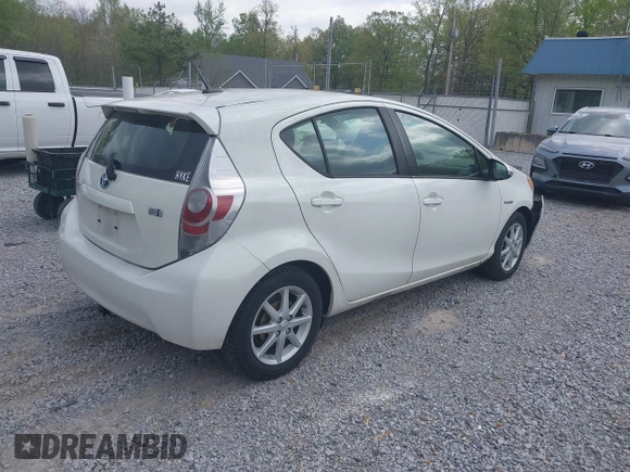 2014 Toyota Prius One with VIN JTDKDTB3XE1065493, listed as a IAAI auction lot 42063832 with 80,440 mi miles and . Bid and sale history available at DreamBid. Image 4.