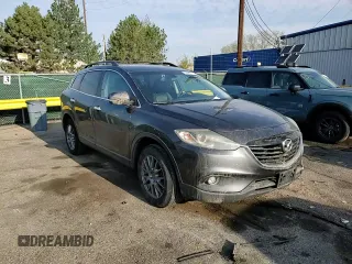 2015 Mazda CX-9 Grand Touring with VIN JM3TB3DV2F0453812, listed as a Copart auction lot 54445115 with 176,067 mi miles and Salvage title. Bid and sale history available at DreamBid. Image 14.