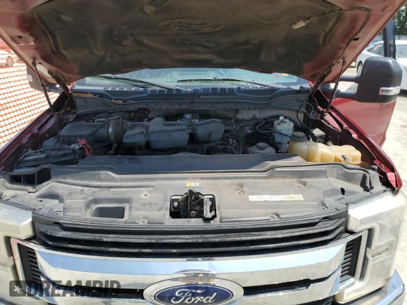 2017 Ford F-250 XLT with VIN 1FT7X2B63HEF07545, listed as a Copart auction lot 56399375 with 216,438 mi miles and Salvage title. Bid and sale history available at DreamBid. Image 11.