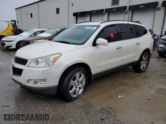 2012 Chevrolet Traverse 1LT with VIN 1GNKRGED5CJ302876, listed as a Copart auction lot 44914135 with 217,334 mi miles and Clean Title. Bid and sale history available at DreamBid. Image 1.