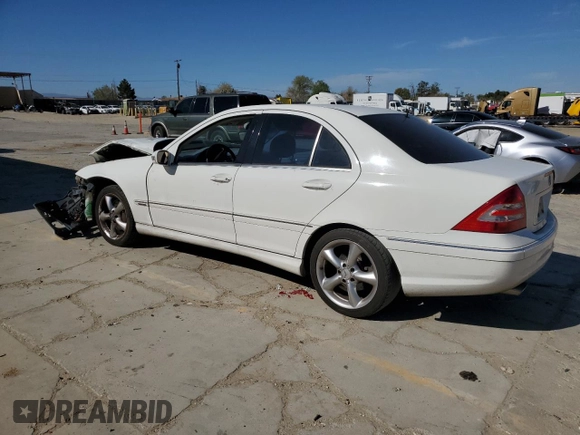 2005 Mercedes-Benz C with VIN WDBRF40J65F600840, listed as a Copart auction lot 52964845 with 206,094 mi miles and Salvage Title. Bid and sale history available at DreamBid. Image 2.