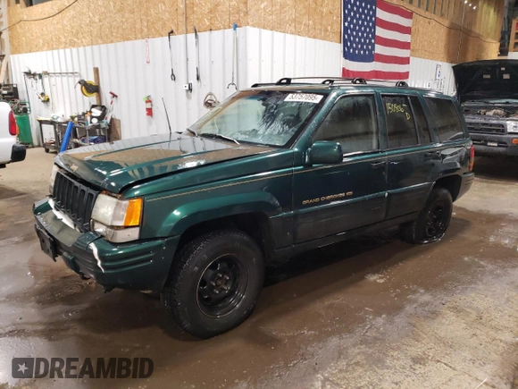 1997 Jeep Grand Cherokee Limited with VIN 1J4GZ78Y3VC733618, listed as a Copart auction lot 53757095 with 150,806 mi miles and Salvage title. Bid and sale history available at DreamBid. Image 1.