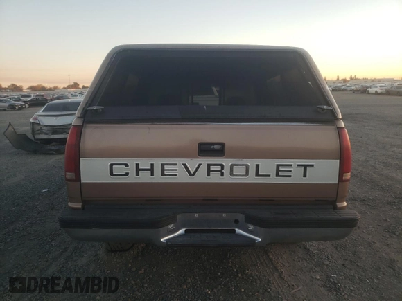 1996 Chevrolet Silverado 1500 with VIN 1GCEC14RXTZ201089, listed as a Copart auction lot 79321404 with 196,822 mi miles and Salvage Title. Bid and sale history available at DreamBid. Image 6.