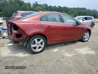 2013 Volvo S60 T5 Premier with VIN YV1612FS3D2227487, listed as a Copart auction lot 60846565 with 113,634 mi miles and Salvage title. Bid and sale history available at DreamBid. Image 3.