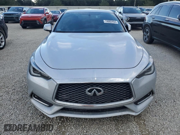 2018 Infiniti Q60 Sport with VIN JN1EV7EK8JM343131, listed as a Copart auction lot 74002454 with Not Provided miles and Salvage Title. Bid and sale history available at DreamBid. Image 5.