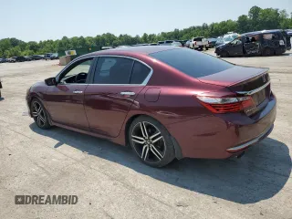 2016 Honda Accord Sport z VIN 1HGCR2F58GA044318, wystawiony jako Copart lot #60414545 z przebiegiem 187 363 mil mil oraz Czysty tytuł • Clean title. Historia ofert i sprzedaży dostępna na DreamBid. Obrazek 2.