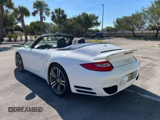 2010 Porsche 911 Turbo with VIN WP0CD2A91AS773141, listed as a Copart auction lot 54437475 with 7,522 mi miles and Salvage Title. Bid and sale history available at carsss.com. Image 3.