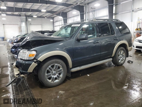 2010 Ford Explorer Eddie Bauer z VIN 1FMEU7EEXAUB03116, wystawiony jako Copart lot #56654435 z przebiegiem 175 866 mil mil oraz Szkoda całkowita • Salvage title. Historia ofert i sprzedaży dostępna na DreamBid. Obrazek 1.
